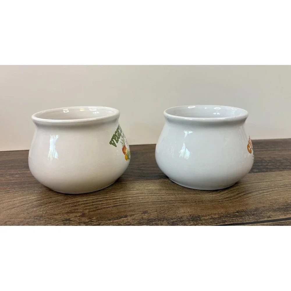 Vintage Dat'l Do-It Vegetable Soup Recipe Ceramic Mug Cup Bowl